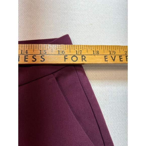 Old Navy Women's High-Rise Wide Leg Trouser Pants Pleated Front Size L Purple - Picture 8 of 11